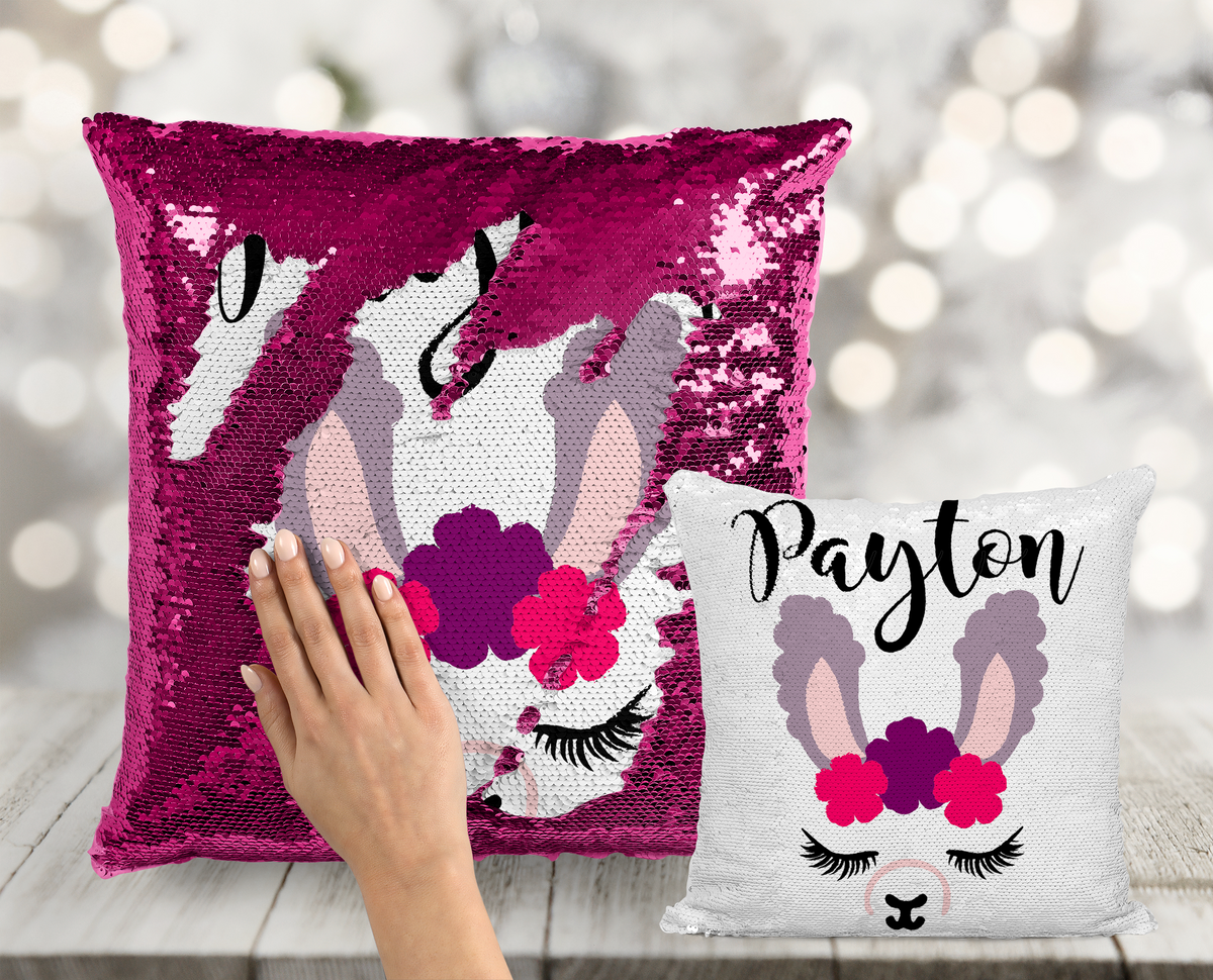 Sequin pillow face hotsell