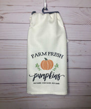 Farm Fresh Pumpkins Dish Towel