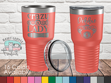 Crazy Bingo Lady Insulated Tumbler - Custom Laser Engraved 30 oz Tumbler - Personalized Ringneck Polar Camel