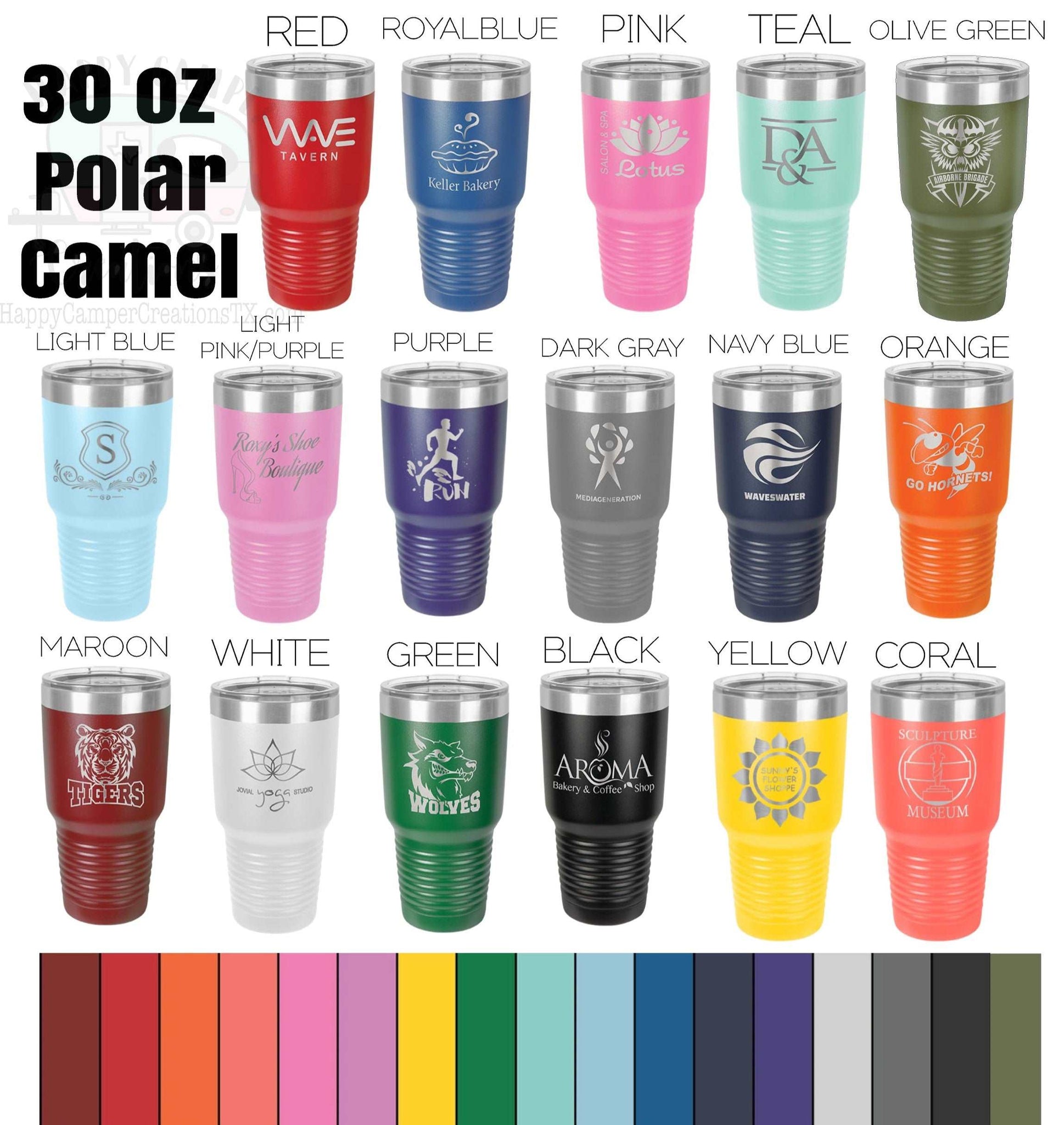 Polar Camel 30 oz Navy Blue Tumbler