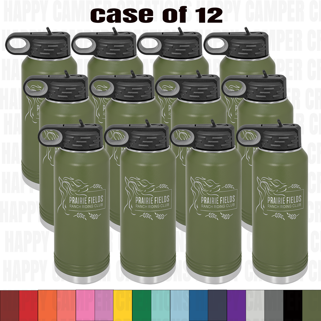 1 Case (12pc) 32oz Custom Design Polar Camel Water Bottle *WHOLESALE*