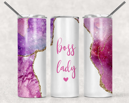 Color Changing Girls Camping Trip 20oz Skinny Tumbler