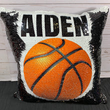 Basketball Sequin Pillow - Personalized "Mermaid" Pillow