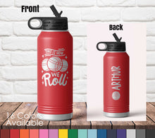 32oz This Is How We Roll | Bocce Ball Player - Custom Laser Engraved Polar Camel Double Wall Water Bottle