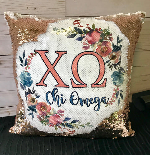 Sorority Custom Mermaid Pillow