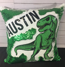 T-Rex Dinosaur Custom Mermaid Pillow