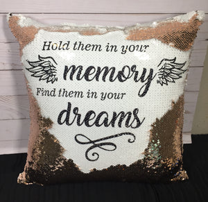 Hold Them in Your Memory Mermaid Pillow