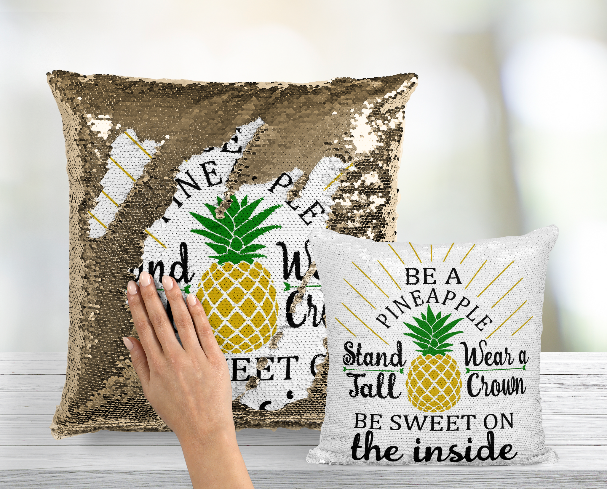 Pineapple sales throw pillows