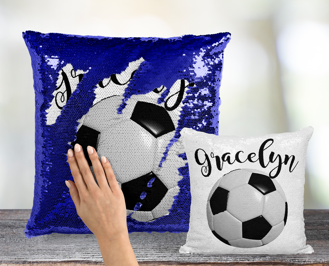 Personalized sales soccer pillow