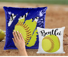 Softball Mermaid Pillow