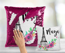 Eiffel Tower Custom Mermaid Pillow