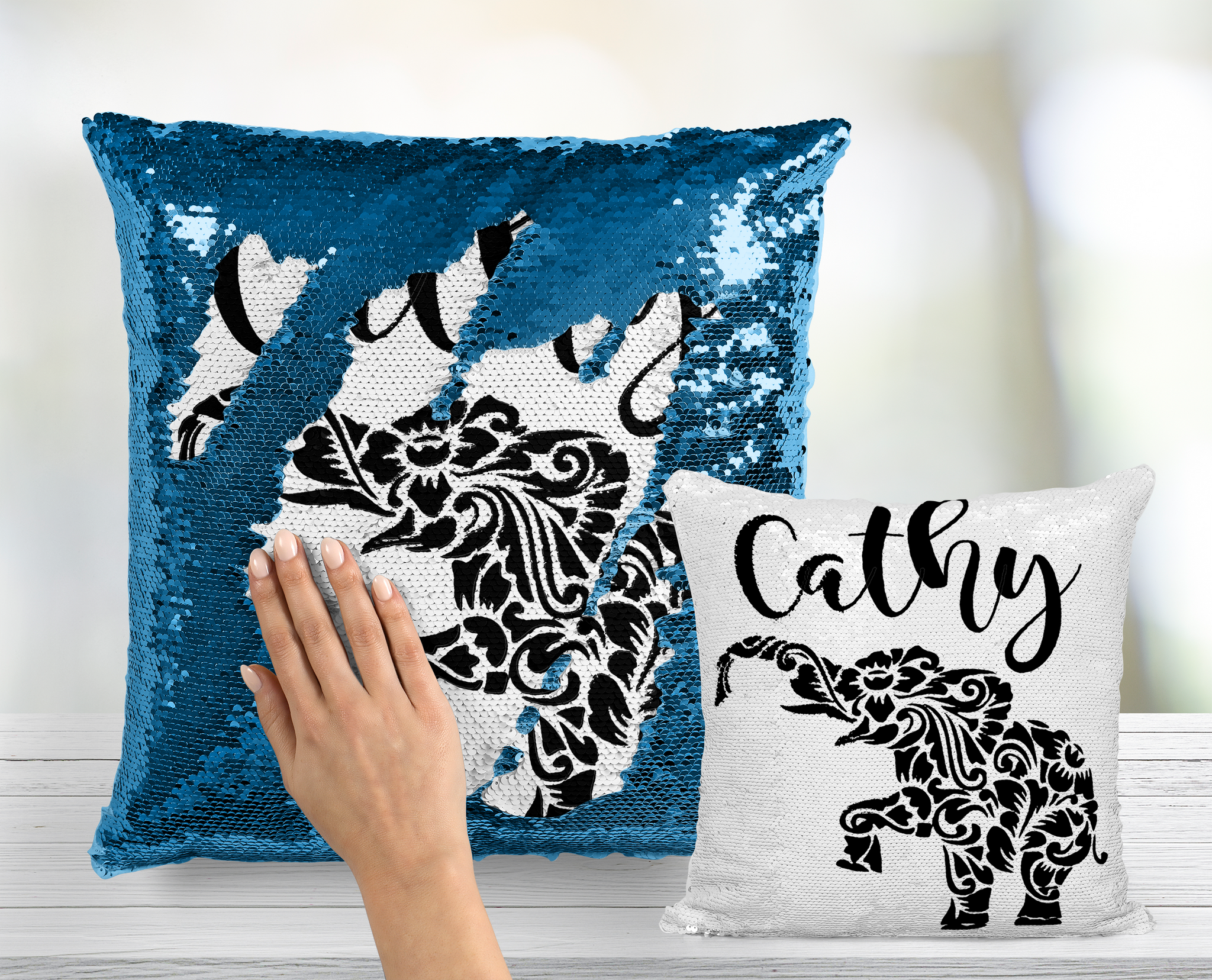 Custom top mermaid pillow