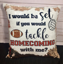 Set to Tackle Homecoming Proposal Mermaid Pillow
