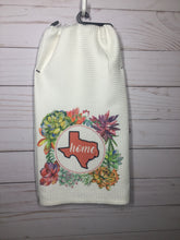 Succulent Home Texas Dish Towel