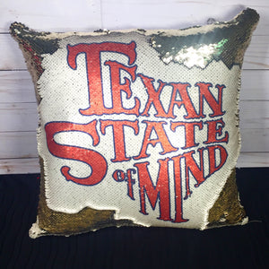 Texan State of Mind Mermaid Pillow