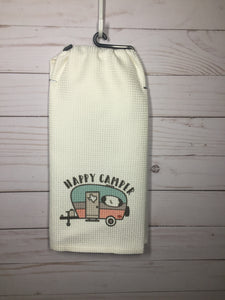 Happy Camper Dish Towel