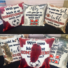 Set to Tackle Homecoming Proposal Mermaid Pillow