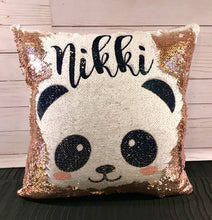 Panda Face Custom Mermaid Pillow