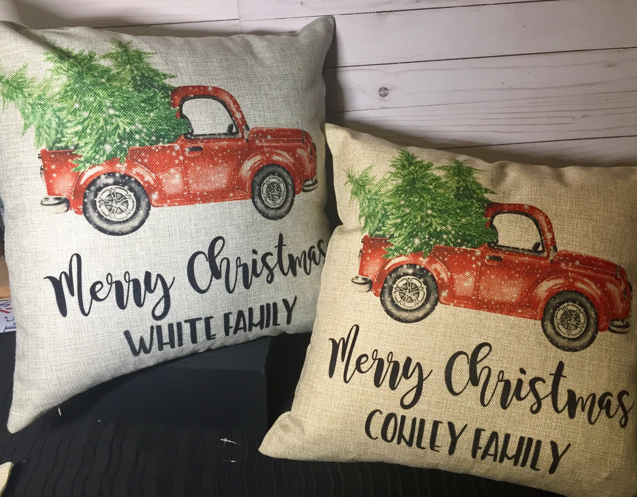 Christmas Truck-Pillow